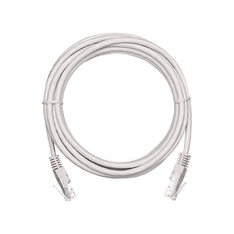 Патч-корд Technolink UTP4 cat 5e, 5.0м, BC, серый