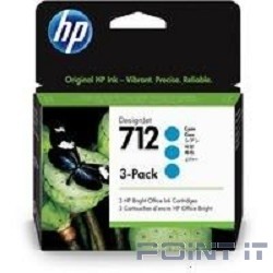Картридж CYAN NO.712 3PACK 3ED77A HP