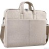 Defender Сумка для ноутбука Solid 15.6" PU кожа, бежевый, карман (26126)