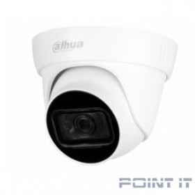DAHUA DH-IPC-HDW1230T1P-0280B-S5 Уличная турельная IP-видеокамера 2Мп, 1/2.8” CMOS, объектив 2.8мм, ИК-подсветка до 30м, IP67, корпус: пластик