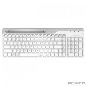 Клавиатура A4Tech Fstyler FBK25 белый/серый USB беспроводная BT/Radio slim Multimedia