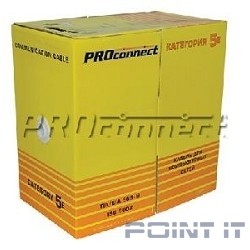 Proconnect (01-0054) Кабель UTP CAT5e  4 пары (305м) 0.48 мм OUTDOOR (24 AWG)