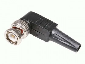 Коннектор BNC-7101B угловой, пластик, цинк, Netko