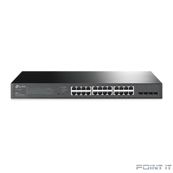 TP-Link SG2428P Коммутатор JetStream Smart с 24 гигабитными портами PoE+ и 4 портами SFP