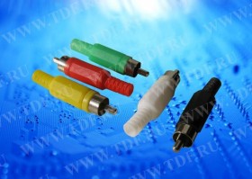 Штекер RCA красный, Netko