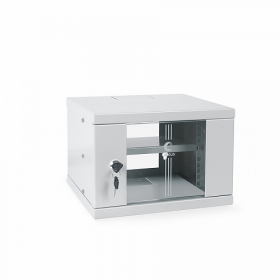  					Шкаф телекоммуникационный настенный 10 4U 326x300x225mm (ШхГхВ) дверь стекло				 