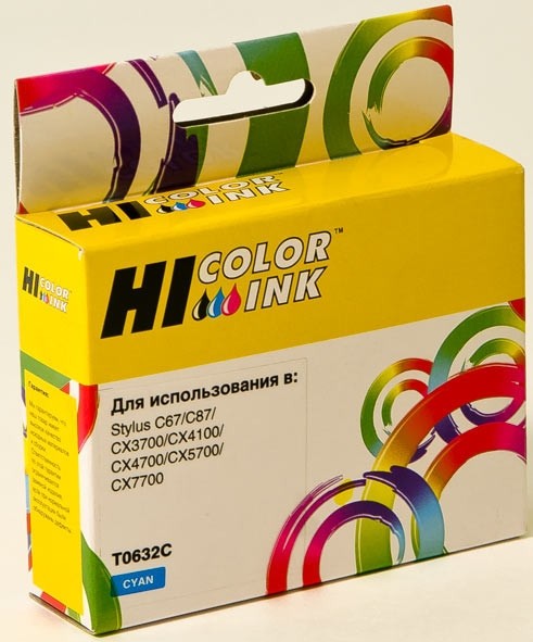 Картридж Hi-Black (HB-T0632) для Epson Stylus C67/87/CX3700/4100/4700, C