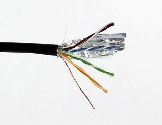 Кабель F/UTP4 (FTP4) cat.5e NETKO /4 пары 24 AWG BC/ одножильный / экранированный/ для наружных работ/ катушка / 305м, FLUKE TEST