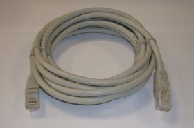 Патч-корд Technolink UTP4 rj45-rj45, cat.6, 3.0м, BC, серый, литой коннектор