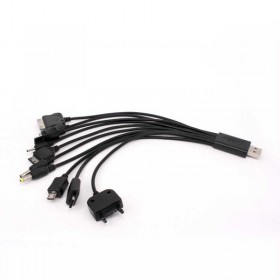 Мультишнур для зарядки сотовых телефонов шт.USB A - 10 штекеров