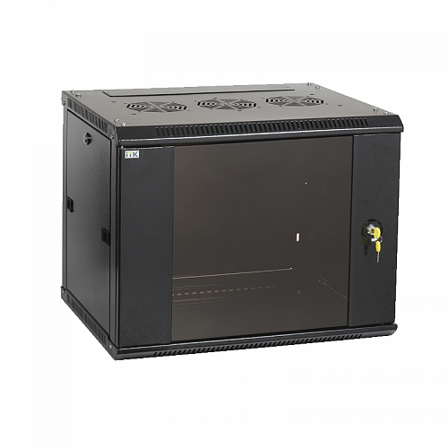 ITK Шкаф LINEA W 15U 600x450 мм дверь стекло, RAL9005