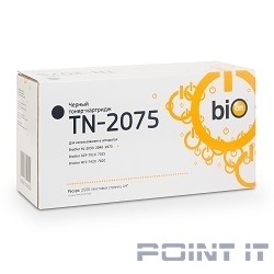 Bion TN-2075 Картридж для Brother HL-2030/2040/2070, DCP-7010/7025, MFC-7420/7820,черный  2500 стр   [Бион]