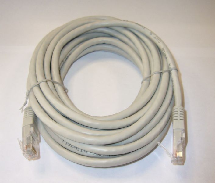 Патч-корд Technolink UTP4 cat.6, 5.0м, BC, серый