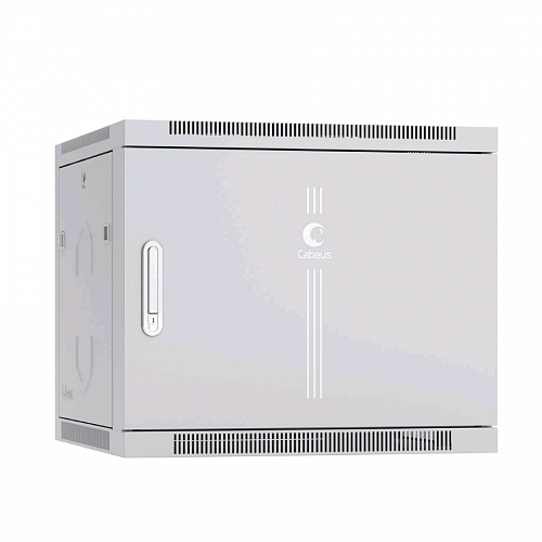 Шкаф телекоммуникационный настенный 19 9U 600x600x501mm (ШхГхВ) дверь металл