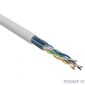REXANT (02-0025 )Кабель витая пара F/UTP, CAT 5e, PVC, 4х2х0,52 мм, 24AWG, INDOOR, SOLID, серый, 305 м