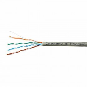 Кабель Skynet Standard UTP4 cat.5е, одножильный / 305м / Cu / Проходит Fluke тест / серый