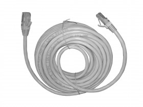 Патч-корд Technolink UTP4 rj45-rj45, cat.6, 10.0м, BC, LSZH, серый, литой коннектор