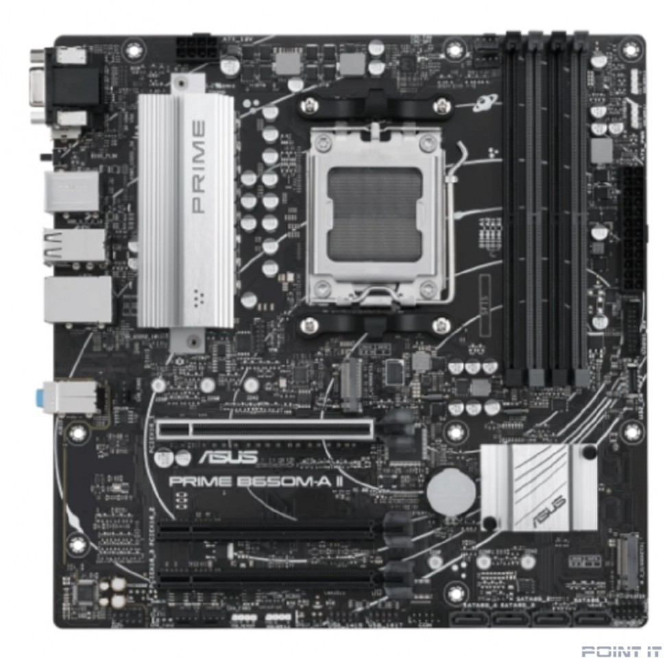 Материнская плата ASUS PRIME B650M-A II-CSM, SocketAM5, AMD B650, mATX, Ret