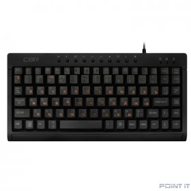 CBR KB 175 Black USB, Клавиатура проводная, мини 