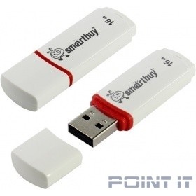 Smartbuy USB Drive 16Gb Crown White SB16GBCRW-W