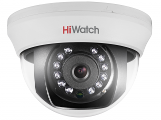 DS-T101 (3.6 mm) Купольная HD-TVI видеокамера с ИК-подсветкой до 20м
