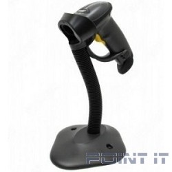 Zebra LS2208 [LS2208-SR20007R-UR]  черный {ручной лазерный сканер штрих-кода BLACK USB KIT: Includes LS2208-SR20007R scanner, CBA-U01-S07ZAR cable, 20-61019-02R Stand}