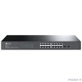 TP-Link SG2218 Коммутатор JetStream линейки Smart с 16 гигабитными портами RJ45 и 2 портами SFP