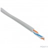 Hyperline UUTP2-C5-S24-IN-PVC-GY-500 (500 м) Кабель витая пара, неэкранированная U/­UTP, категория 5, 2 пары (24 AWG), одножильный (solid), PVC, -20°C – +75°C, серый
