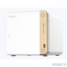 Сетевое хранилище без дисков/ channel QNAP TS-462-4G NAS 4 HDD trays, 2 x M.2 NVMe PCIe Gen 3 x1, 2-core Intel Celeron N4505 2.9 GHz, 4 GB RAM (1 x 2GB + RAM-2GDR4T0-SO-2400) up to 16 GB (2 x 8GB), 1x
