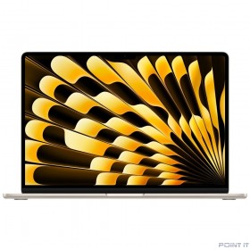 Ноутбук Apple MacBook Air 15 2024 [MXD33LL/A] (КЛАВ.РУС.ГРАВ.) Starlight 15.3&quot; Liquid Retina {(2880x1864) M3 8C CPU 10C GPU/16GB/512GB SSD}