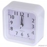 Perfeo Quartz часы-будильник "PF-TC-019", квадратные 10*10 см, белые