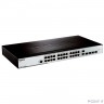 D-Link DES-3200-28/C1A Управляемый L2 коммутатор с 24 портами 10/100Base-TX, 2 портами 100/1000Base-X SFP и 2 комбо-портами 100/1000Base-T/SFP